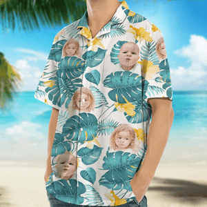 GeckoCustom Upload Face Photo Hawaiian Shirt TA29 888384