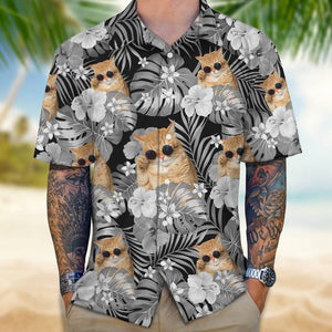 GeckoCustom Upload Funny Photo Hawaii Shirt For Cat Lover DA199 889541