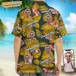 GeckoCustom Upload Human Photo Summer Viber Hawaii Shirt N304 889328