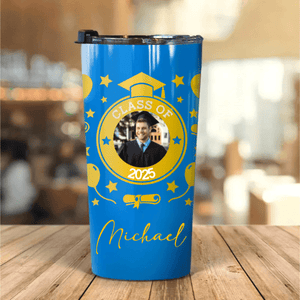 GeckoCustom Upload Photo Class of 2024 Graduation Tumbler HN590 HA75 891900 20 oz