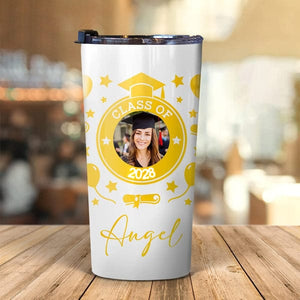 GeckoCustom Upload Photo Class of 2024 Graduation Tumbler HN590 HA75 891900 20 oz