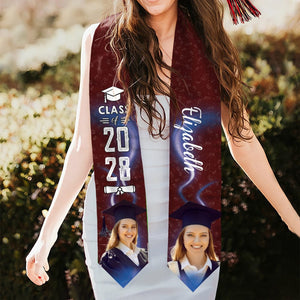 GeckoCustom Upload Photo Graduation Gift Stoles N304 6799 895068 6x72 inch