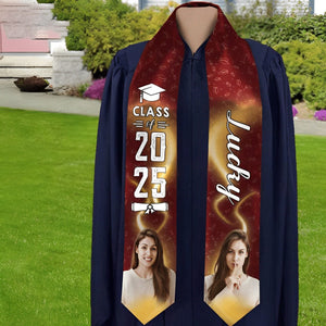 GeckoCustom Upload Photo Graduation Gift Stoles N304 HA75 6799 895068 6x72 inch