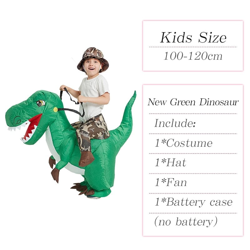 GeckoCustom Velociraptor T REX Mascot Inflatable Costume For Kids Anime Halloween Costumes Dinosaur Birthday Gift For Party Cosplay Blow Up New Dinosaur Kids S