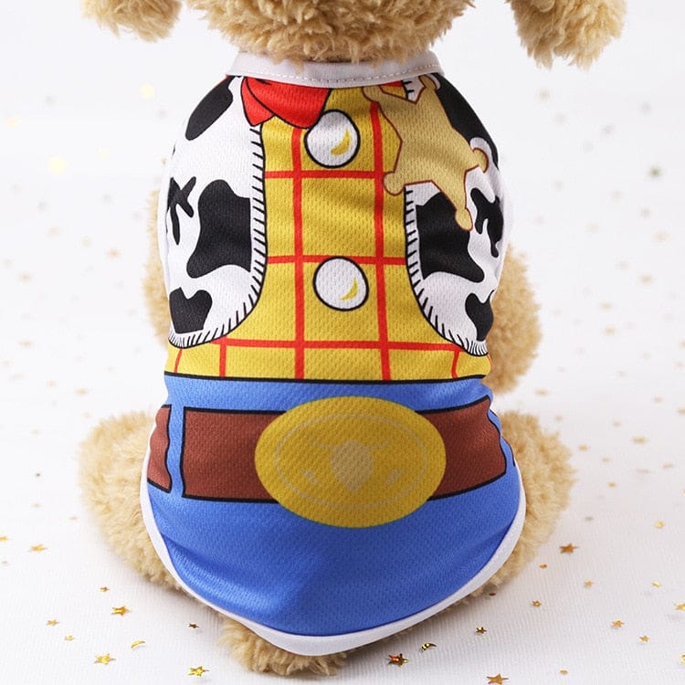 GeckoCustom Vest pet spring and summer vest teddy bear beautiful dog clothes cat clothes Vest mesh breathable pet clothes  puppy clothes xibuniuzai / XS