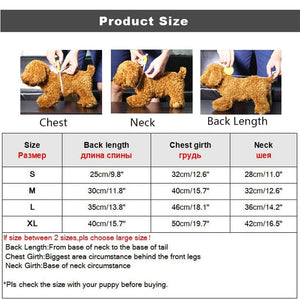 GeckoCustom Warm Fleece Pet Dog Clothes Blank Puppy Sweatshirt Winter Pug Apparel French Bulldog Harness Vest Clothing for Small Dogs