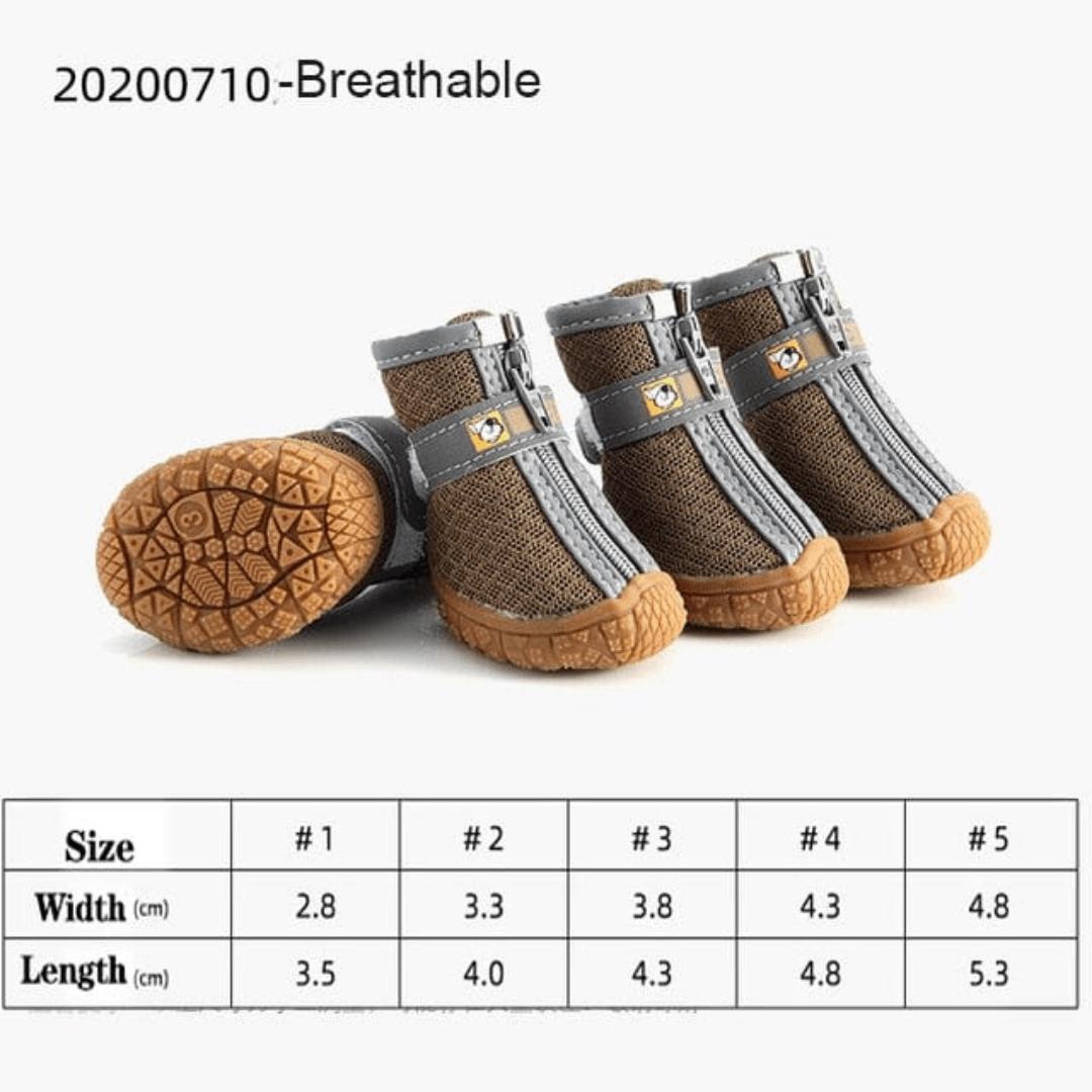 GeckoCustom Waterproof Anti-slip Warm Dog Boots B / 3