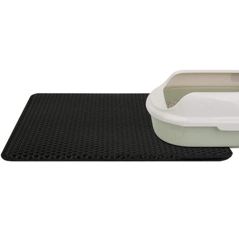 GeckoCustom Waterproof Pet Cat Litter Mat Double Layer Pet Litter Box Mat Non-slip Sand Cat Pad Washable Bed Mat Clean Pad Products