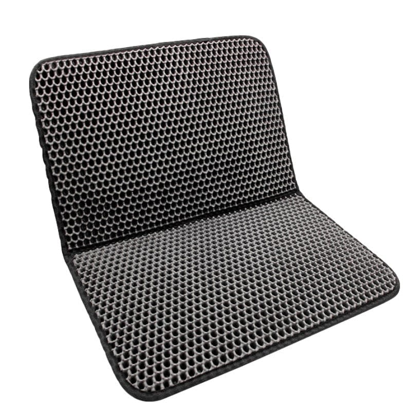 GeckoCustom Waterproof Pet Cat Litter Mat Double Layer Pet Litter Box Mat Non-slip Sand Cat Pad Washable Bed Mat Clean Pad Products
