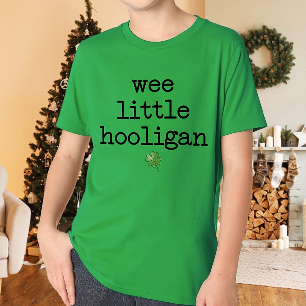 GeckoCustom Wee Little Hooligan St Patrick's Day Kid Size Shirt HO82 893408