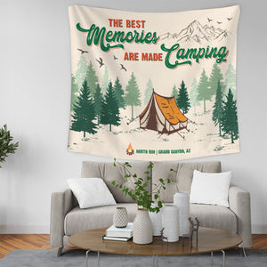 GeckoCustom Welcome To Camp Tapestry Banner Personalized Gift TA29 889809