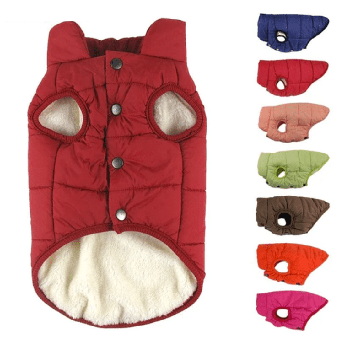 GeckoCustom Winter Pet Coat Warm Dog Clothes