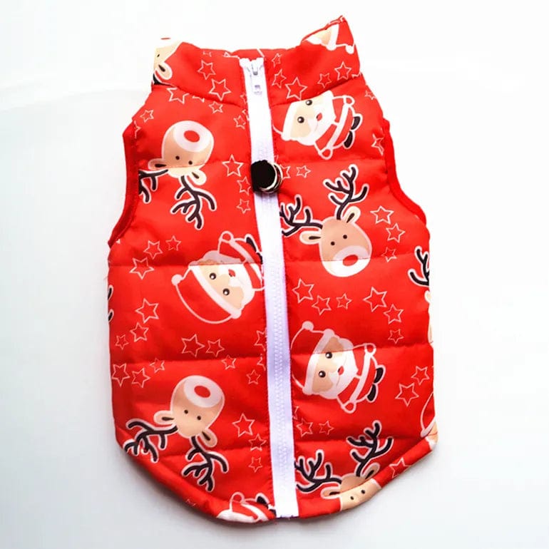 GeckoCustom Winter Warm Pet Clothes For Small Dogs Windproof Pet Dog Coat Jacket Padded Clothing for Yorkie Chihuahua Puppy Cat Outfit Vest 5 / XS