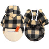 GeckoCustom Winter Warm Pet Dog Clothes Soft Wool Dog Hoodies Outfit For Small Dogs Chihuahua Pug Sweater Clothing Puppy Cat Coat Jacket Beige / XS(0.5-2kg)
