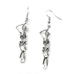GeckoCustom Women Earrings Fashion Skull UFO Zombie Gift