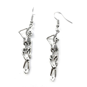 GeckoCustom Women Earrings Fashion Skull UFO Zombie Gift