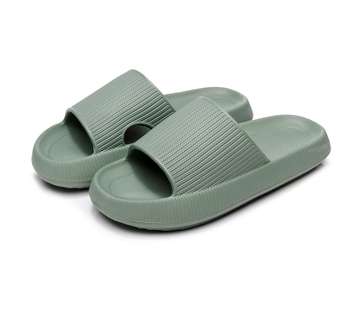 GeckoCustom Women Thick Platform Cloud Slippers Summer Beach Eva Soft Sole Slide Sandals Leisure Men Ladies Indoor Bathroom Anti-slip Shoes