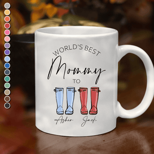 GeckoCustom World's Best Mommy Mother's Day Mug Personalized Gift DA199 890308