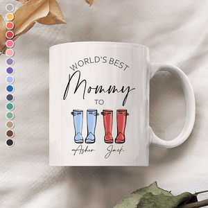 GeckoCustom World's Best Mommy Mother's Day Mug Personalized Gift DA199 890308