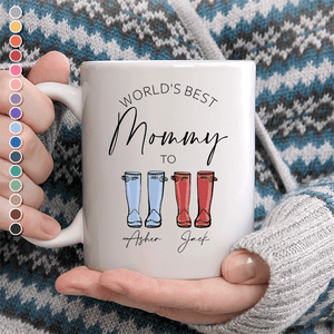 GeckoCustom World's Best Mommy Mother's Day Mug Personalized Gift DA199 890308