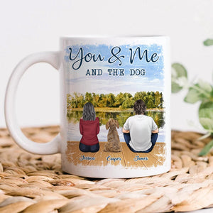 GeckoCustom You And Me & The Dog For Dog Lovers Mug Personalized Gift TA29 890024