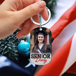 GeckoCustom You’re Braver Than You Believe Senior Keychain 2025 Graduation Keychain, 890385