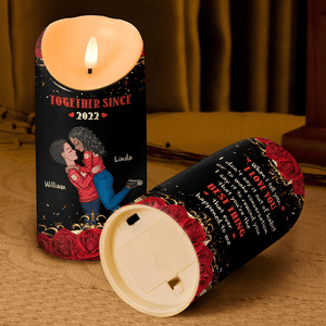 GeckoCustom You're The Best Thing That Happened To Me - Personalized LED Candle HA75 895194