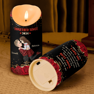 GeckoCustom You're The Best Thing That Happened To Me - Personalized LED Candle HA75 895194