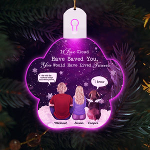 GeckoCustom You Were My Favorite Hello And Hardest Goodbye Christmas Memorial Gift Led Acrylic Ornament Personalized Gift HO82 893298 3 inches