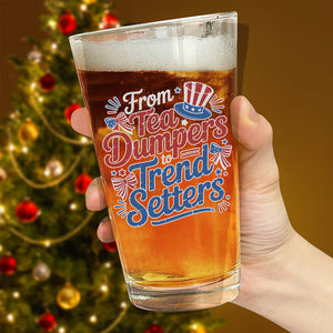 USA 250th Anniversary 250 Years of Freedom America Print Beer Glass HO82 894516