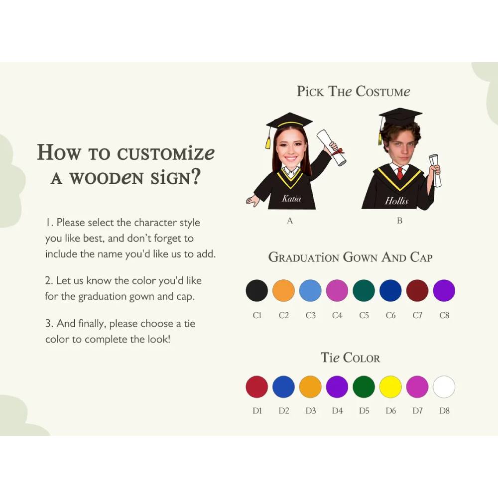 Custom Photo Class Of 2026 Graduation Lei, Senior Night Gift Lei, Ribbon Lei, Gift For Graduates HO82 901526