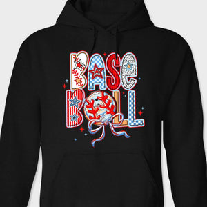 Baseball Mom Game Day Coquette Family Dark Sweatshirt HO82 893546