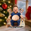 Custom Photo The Dogfather Squishy Acrylic Ornament - Gift For Dog Lovers HO82 903458