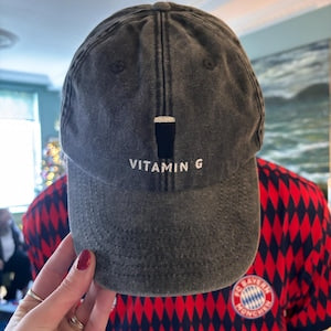 Vitamin G St. Patrick's Day Funny Frat Beer Drinking Embroidered Baseball Cap HA75 920552