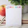 Personalized Notepad, Personalized Teacher Gift, Teacher Christmas Appreciation Gift, Back To School TH10 170719
