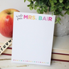 Personalized Notepad, Personalized Teacher Gift, Teacher Christmas Appreciation Gift, Back To School TH10 170719