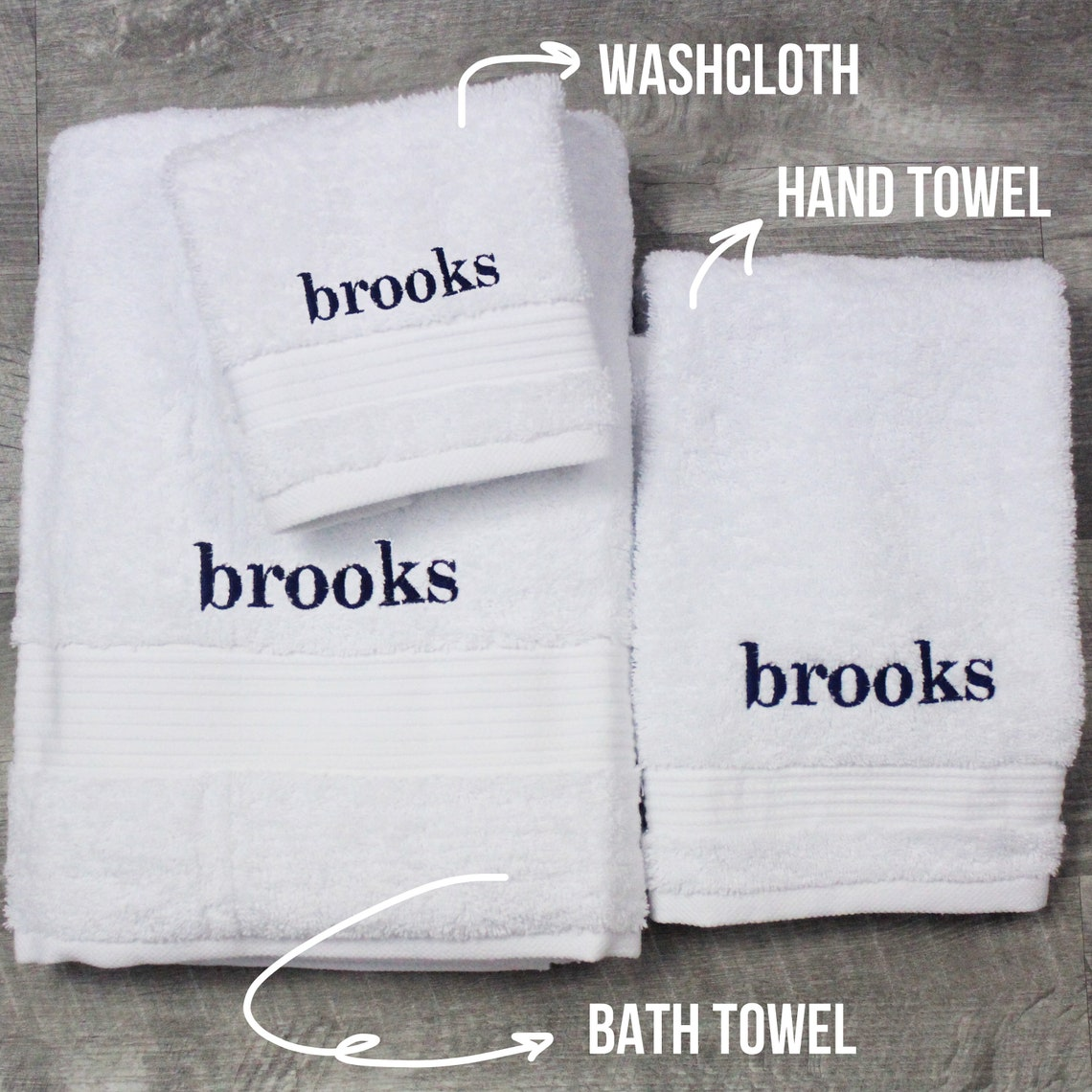 Personalized Towel for Family, Monogram Towel for Family, Custom Name Gift TH10 169963