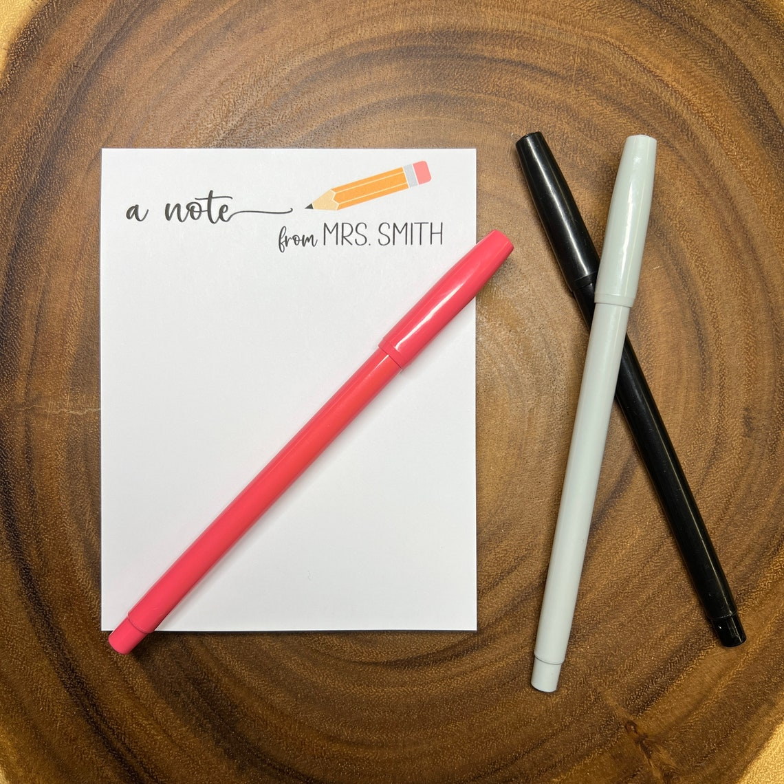 Personalized Teacher Notepad, Back To School TH10 170715