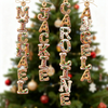 Personalized Custom Name Gingerbread Letter Ornaments For Family Christmas Gift TH10 171047