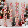 Personalized Custom Name Gingerbread Letter Ornaments For Family Christmas Gift TH10 171047