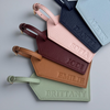 Personalized Blind Debossed Personalized Luggage Tag, Leather Travel Gift TH10 170615