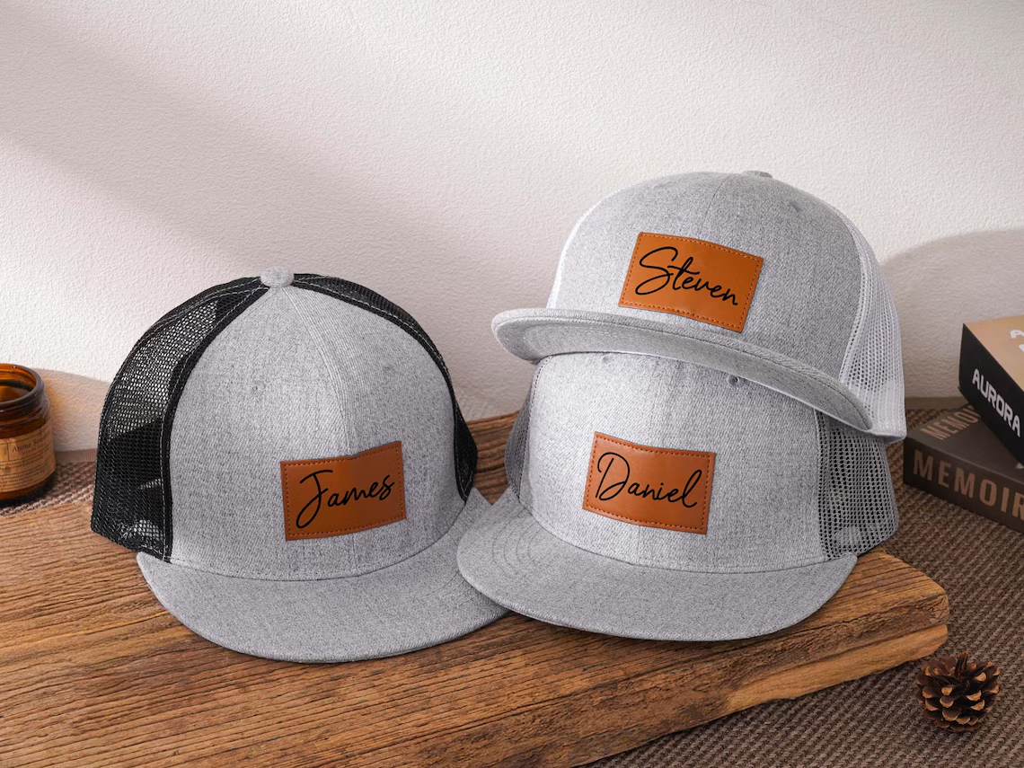 Personalized Father and Son Matching Snapback Hats, Gift for Dad TH10 169921