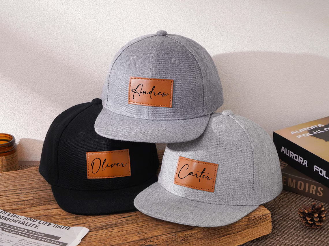 Personalized Father and Son Matching Snapback Hats, Gift for Dad TH10 169921