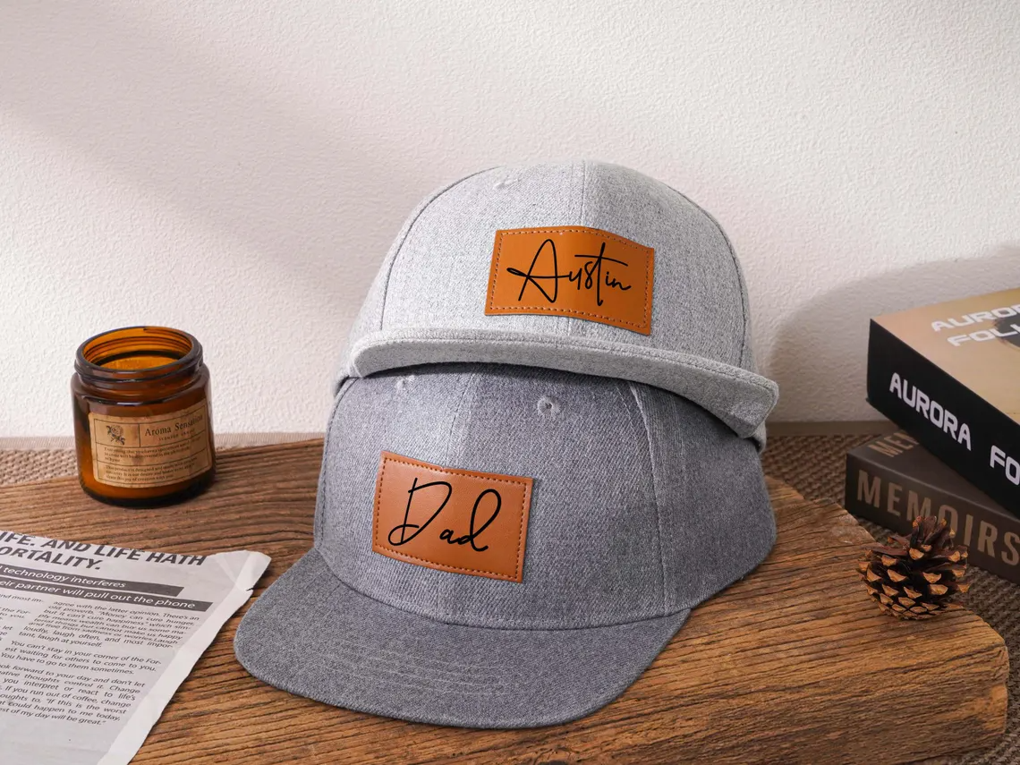 Personalized Father and Son Matching Snapback Hats, Gift for Dad TH10 169921