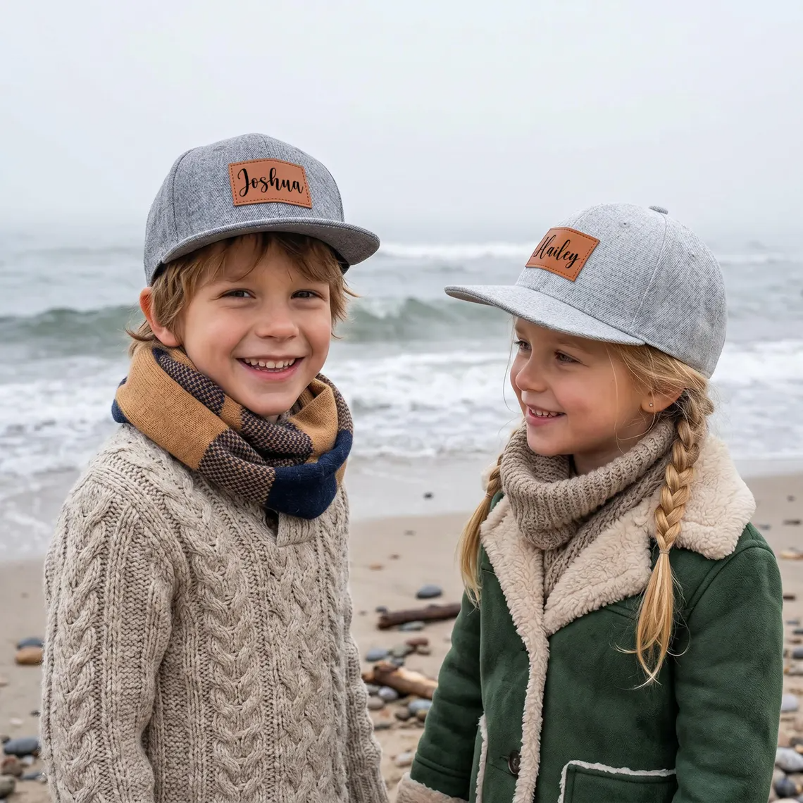 Personalized Father and Son Matching Snapback Hats, Gift for Dad TH10 169921