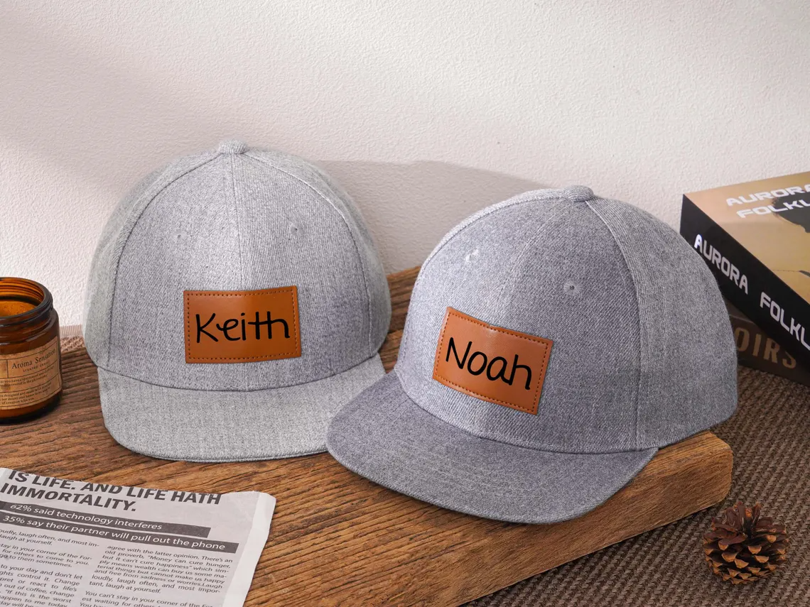 Personalized Father and Son Matching Snapback Hats, Gift for Dad TH10 169921
