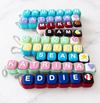 Personalized Custom Name Keycaps Clicker Keychain TH10 170485
