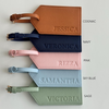 Personalized Blind Debossed Personalized Luggage Tag, Leather Travel Gift TH10 170615