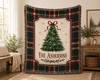 Personalized Custom Family Name Woven Blanket For Christmas TH10 170959