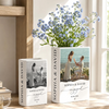 Custom Photo Engaged Day - Personalized Book Vase For Wedding TH10 170811